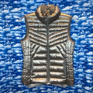 Bernardo Packable Metallic Down Vest
